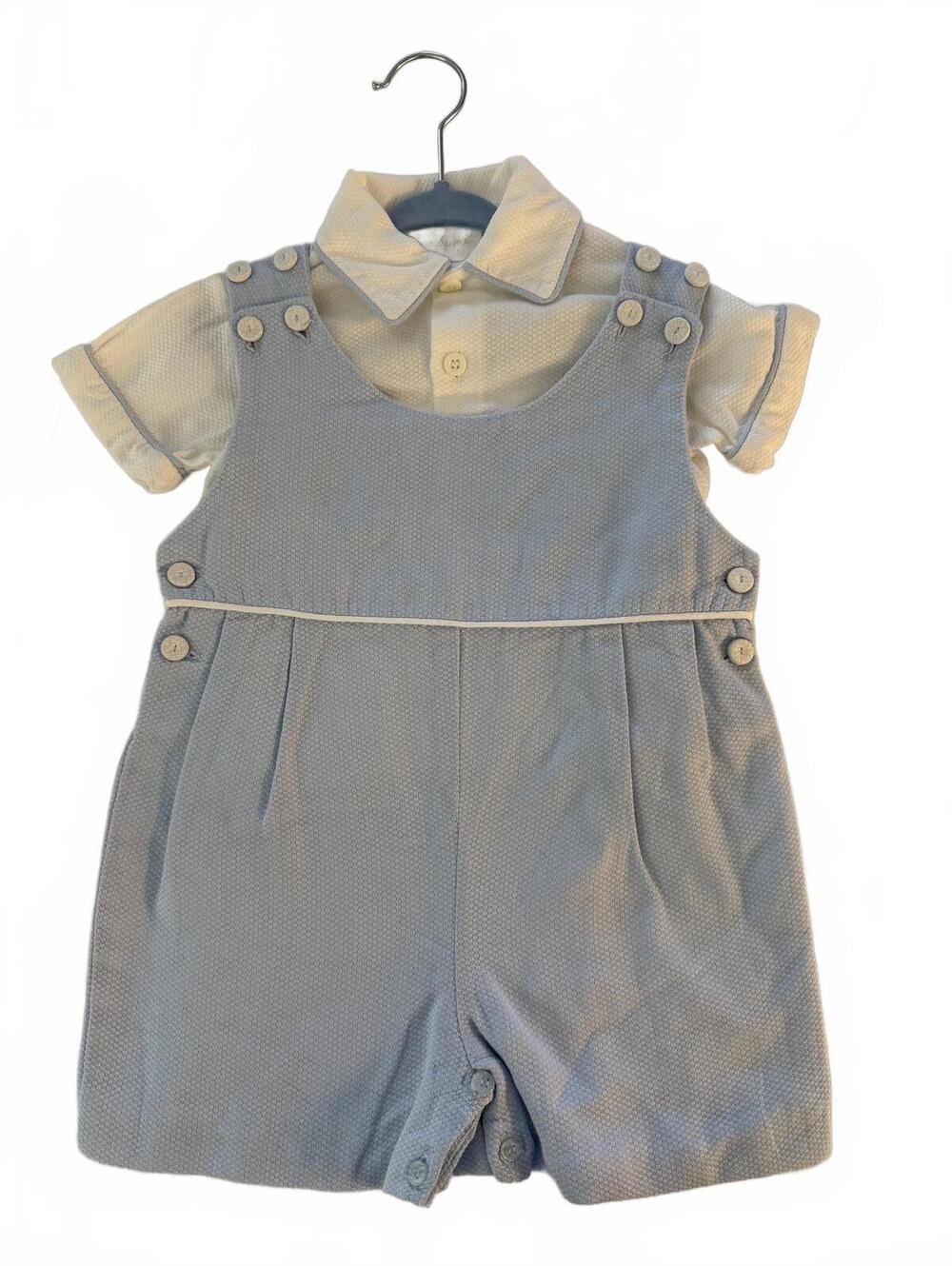 Strasburg Vintage Baby Boy Outfit – Heirloom Set (Fits 9–12 Months)